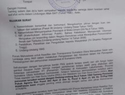 Formulasi Laporkan 20 PT di Kabupaten Labuhanbatu, Salah Satunya PT. PPSP