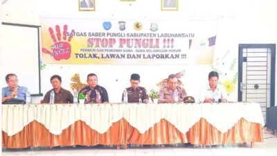Tim Siber Pungli Labuhanbatu Sosialisasi Anti Korupsi ke Instansi Layanan Publik