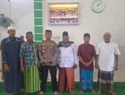 Jumat Curhat, Kapolsek Bilah Hulu Silaturahmi ke Masyarakat Bulu Cina