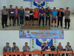 Peringati HUT ke-8, Media Center Buka Turnamen Tenis Meja Trophy Kapolres Labuhanbatu