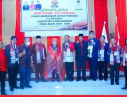 Plt. Bupati Hadiri Pelantikan FK Batama Kabupaten Labuhanbatu Masa Bakti 2024-2029