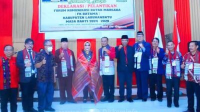 Plt. Bupati Hadiri Pelantikan FK Batama Kabupaten Labuhanbatu Masa Bakti 2024-2029