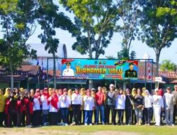 Plt. Bupati Beserta Dandim 0209/Lb Buka Turnamen Voli