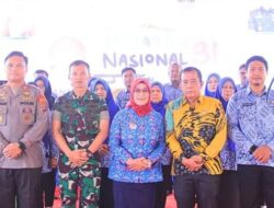 Kolaborasi TNI-Polri, Pemkab Labuhanbatu Peringatan Hari Keluarga Nasional ke-31