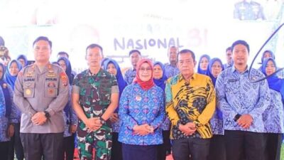 Kolaborasi TNI-Polri, Pemkab Labuhanbatu Peringatan Hari Keluarga Nasional ke-31