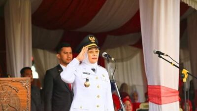 Merah Putih Berkibar, Plt. Bupati Labuhanbatu Menjadi Irup Peringatan HUT ke-97 RI