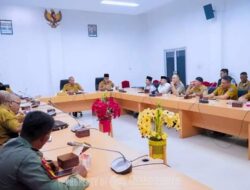 Asisten I Pimpinan Rapat Persiapan Kunjungan Pj. Gubernur Dalam Rangka Safari Dakwa