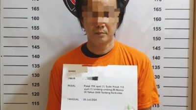 Miliki Sabu 6,74 Gram, Asiang diamankan Satres Narkoba