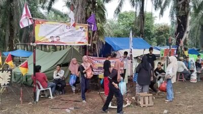 Camat Torgamba Membuka Secara Resmi Perkemahan Tradisional ke-VI