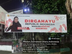 Spanduk Afrida Ginting Beri Ucapan HUT RI Mulai Bertebaran, Sinyal Maju Pilkada Semakin Kuat
