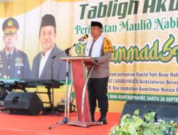 Kapolda Sumut Hadiri Tabligh Akbar Peringatan Maulid Nabi Muhammad SAW di Labuhanbatu