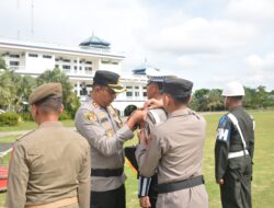 Kapolres Labusel Pimpin Apel Gelar Pasukan OPS Zebra Toba 2024
