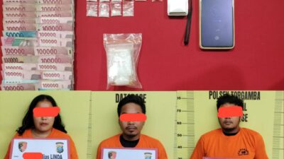 Asik Pesta Sabu, 3 Pelaku Berhasil Ditangkap Polres Labusel