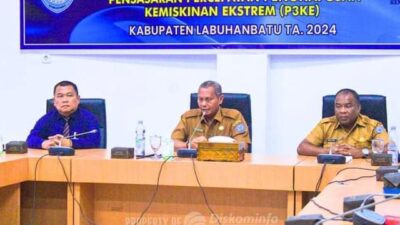 Pemkab Labuhanbatu Serahkan Secara Simbolis Penyaluran BLT P3KE