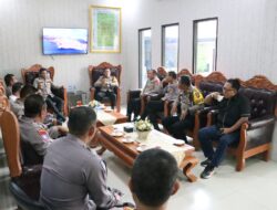 Perkuat Koordinasi Amankan Pilkada Serentak, Kapolres Mojokerto Kota Ajak Pejabat Utama Gelar Coffee Morning