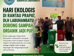 Hari Ekologis di Rantauprapat, DLH Labuhanbatu Dorong Sampah Organik Jadi Pupuk