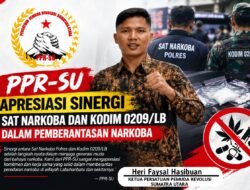 PPR-SU Apresiasi Sinergi Sat Narkoba dan Kodim 0209/LB dalam Pemberantasan Narkoba di Labuhanbatu