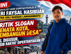 ‎Peringati Hari Sumpah Pemuda, Heri Faysal Hasibuan Kritik Slogan “Menata Kota, Membangun Desa”: PKL Digusur, Nasib Rakyat Dipertanyakan